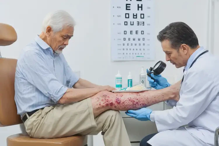 老人大腿經(jīng)常長濕疹能夠徹底治愈嗎(圖2)