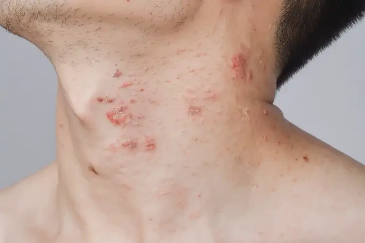 青年人脖子上有濕疹可以徹底自愈嗎(圖4)