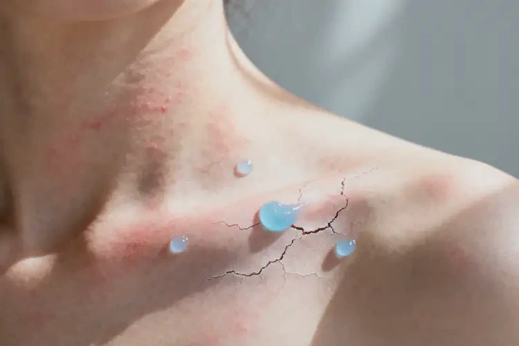 女人脖子上經(jīng)常長濕疹能夠徹底治愈嗎(圖3)