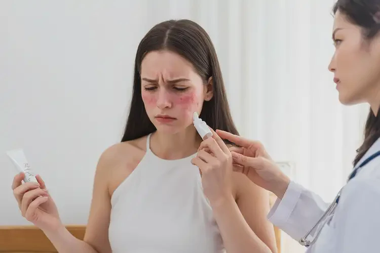 哺乳期媽媽面部偶爾長濕疹不管它會自己自愈嗎(圖3)