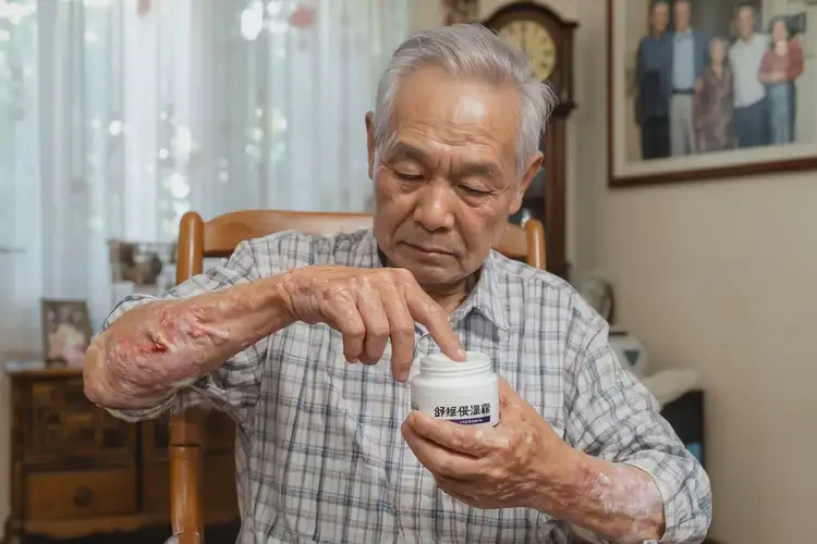 高齡老人手臂上經(jīng)常長濕疹能夠徹底治愈嗎(圖3)