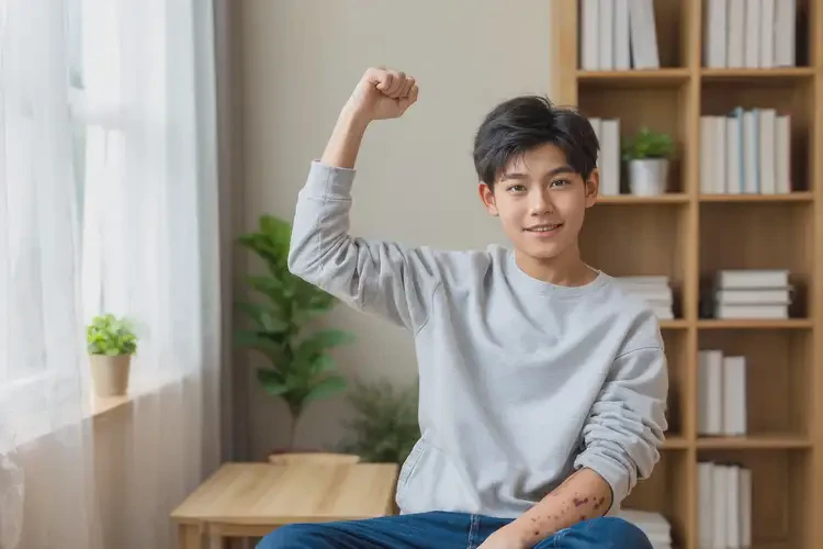 大學(xué)生大腿有濕疹不管它會(huì)自己痊愈嗎(圖2)