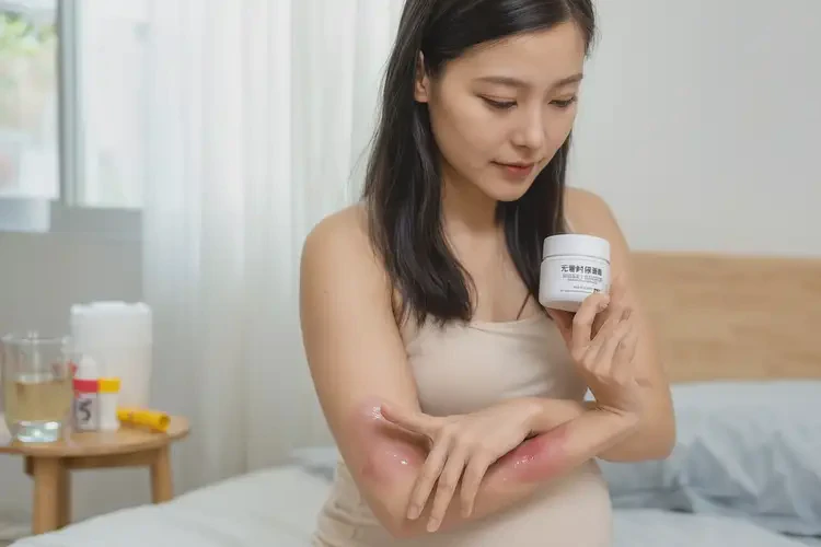哺乳期媽媽手臂長濕疹不管它會自己好嗎(圖4)