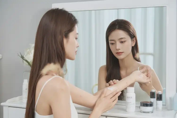 女生四肢出現(xiàn)濕疹不管它會自己好嗎(圖1)