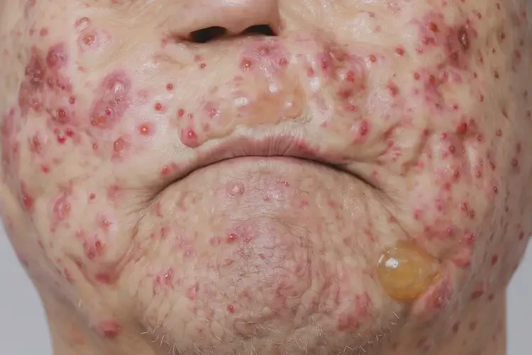 女生脖子上偶爾起濕疹不管它會(huì)自己自愈嗎(圖1)