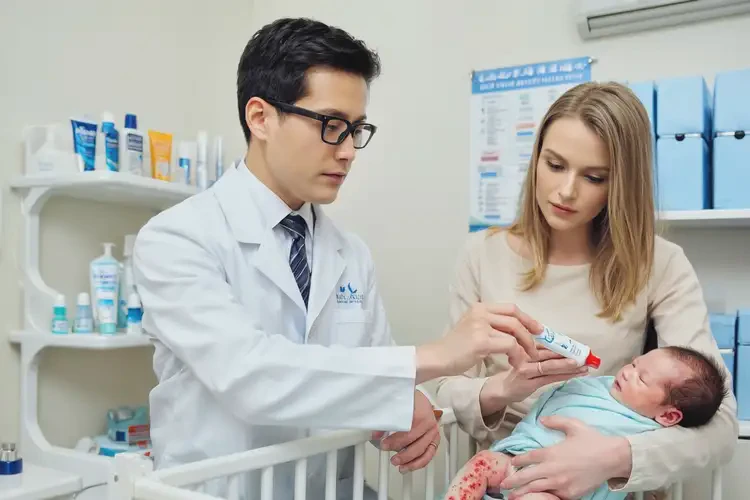 新生兒大腿容易起濕疹能徹底自愈嗎(圖2)