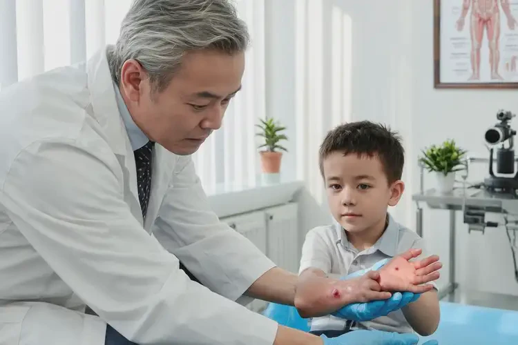 少兒手上偶爾起濕疹能靠自己自愈嗎(圖1)