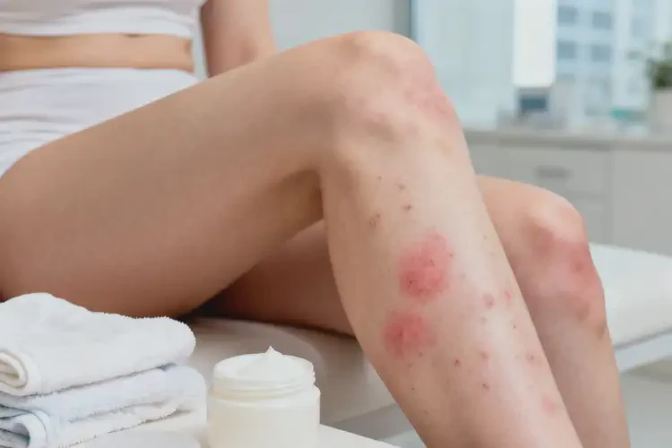 产妇大腿长湿疹能靠自己自愈吗(图2)