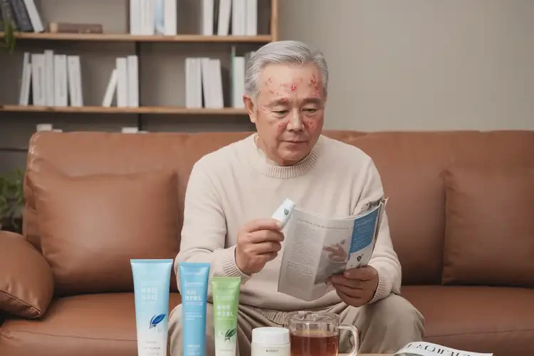 老年人面部容易長(zhǎng)濕疹不管它會(huì)自己好嗎(圖1)