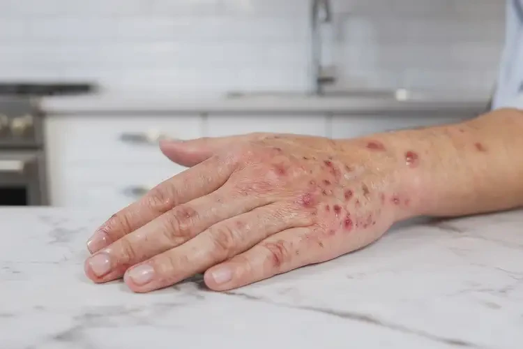 女性手上出現(xiàn)濕疹可不可以徹底自愈(圖4)