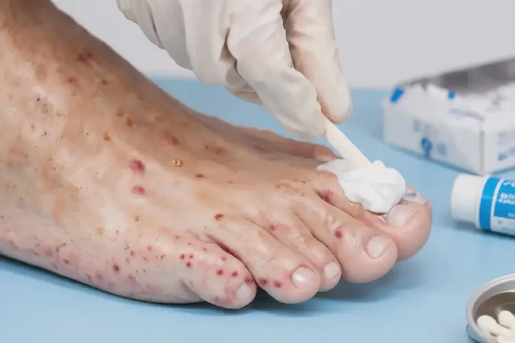 男生腳上出現(xiàn)濕疹能夠徹底治愈嗎(圖3)