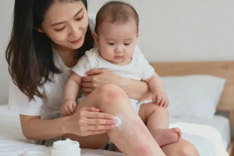 哺乳期媽媽小腿經(jīng)常長(zhǎng)濕疹不管它會(huì)自己好嗎(圖2)