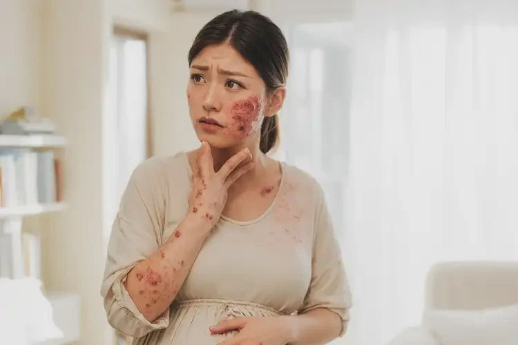 孕妇面部容易起湿疹可不可以彻底自愈(图4)