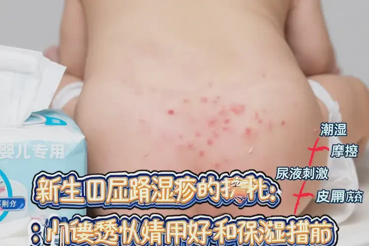新生兒屁股出現濕疹可以徹底自愈嗎(圖3)