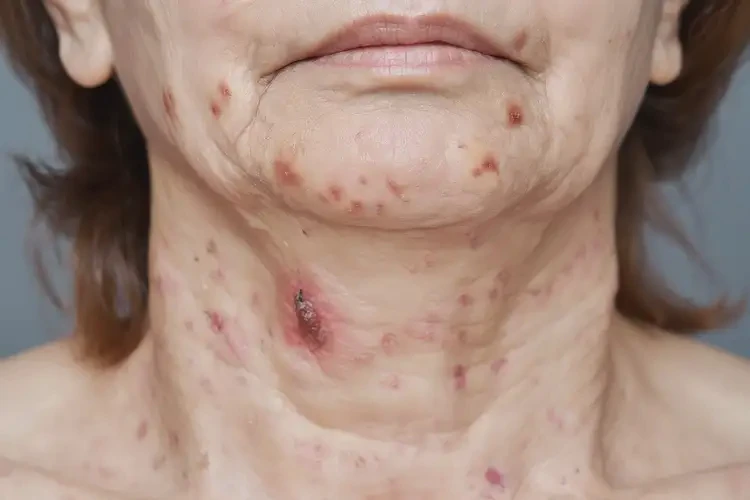 中學生脖子上出現(xiàn)濕疹不管它會自己好嗎(圖3)