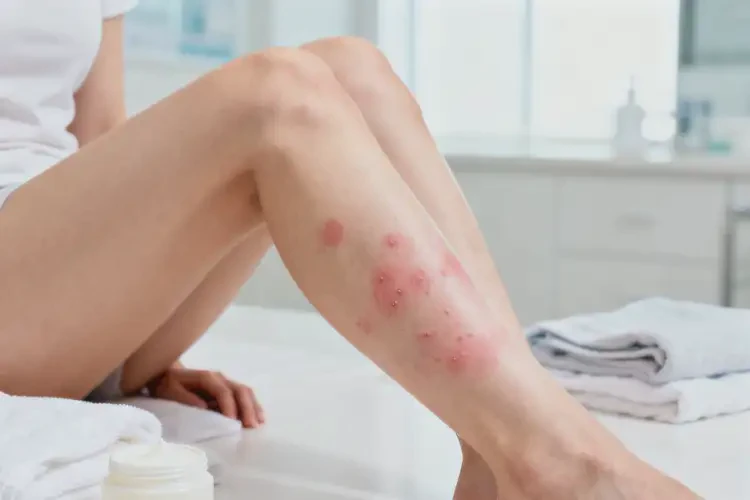 产妇大腿长湿疹能靠自己自愈吗(图1)