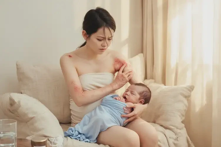 哺乳期媽媽屁股上起濕疹能徹底自愈嗎(圖4)