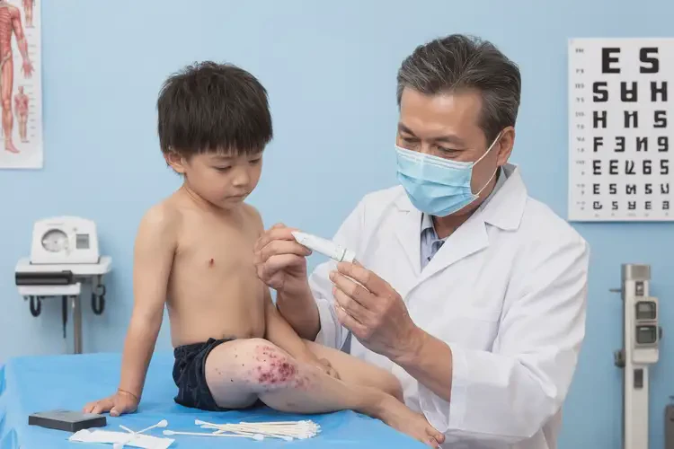 小孩大腿上起濕疹能徹底自愈嗎(圖3)
