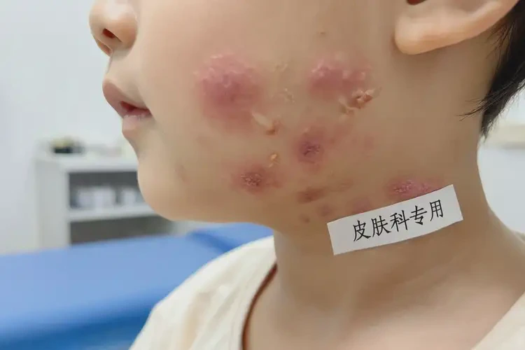 小兒脖子上經(jīng)常長濕疹不管它會自己好嗎(圖3)