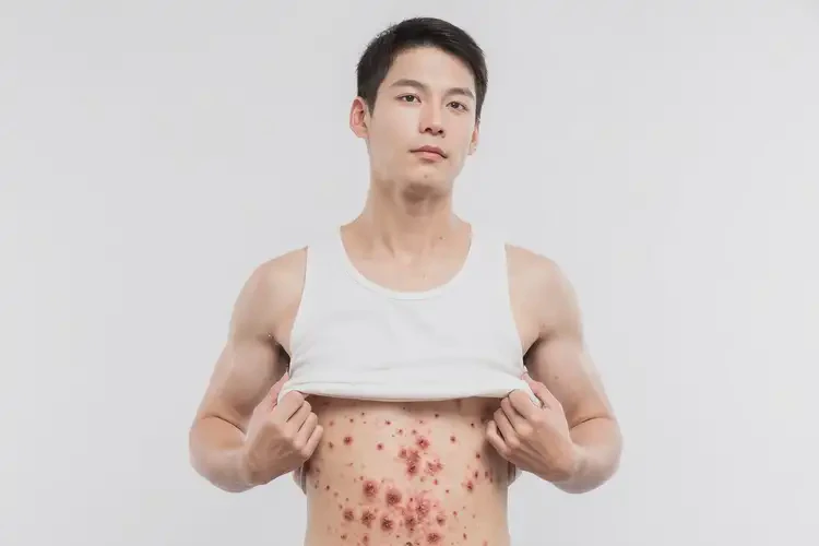 男生肚子有湿疹不管它会自己自愈吗(图4)