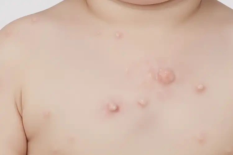 少兒脖子上偶爾長(zhǎng)濕疹不管它會(huì)自己好嗎(圖4)