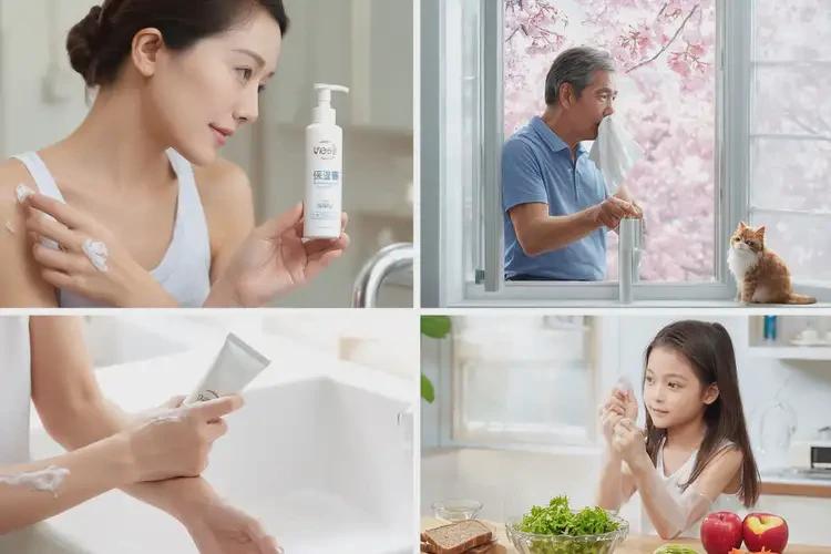 女生面部偶爾長(zhǎng)濕疹能徹底自愈嗎(圖2)