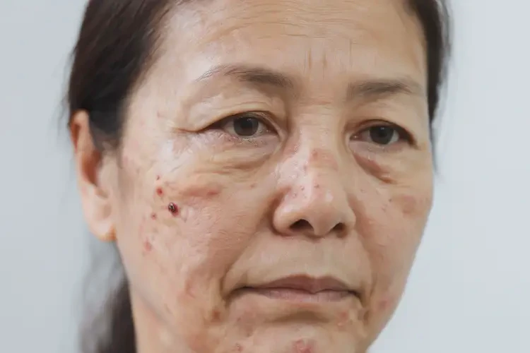 产妇面部经常长湿疹不管它会自己自愈吗(图4)