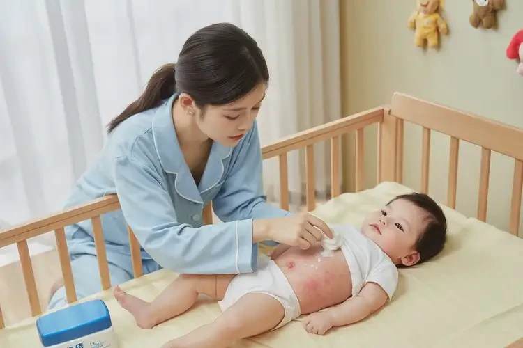 孩子肚子上出濕疹能靠自己自愈嗎(圖2)