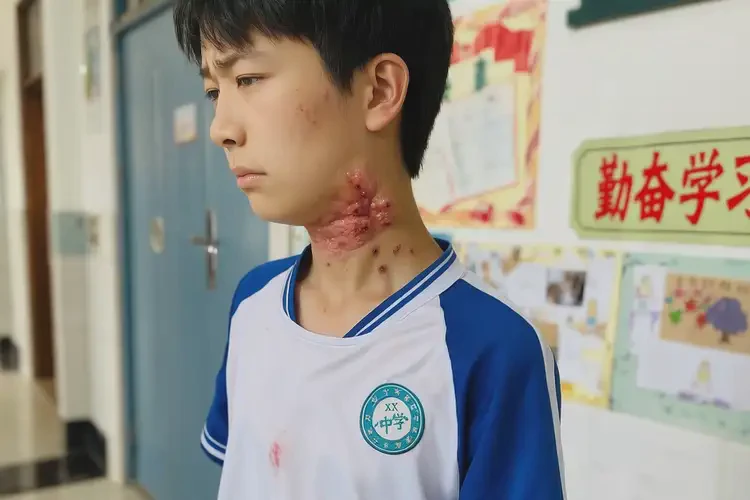 中學(xué)生脖子出濕疹不管它會自己好嗎(圖3)