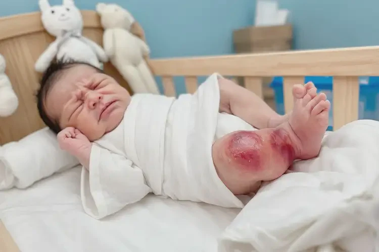新生兒小腿出濕疹不管它會自己自愈嗎(圖3)