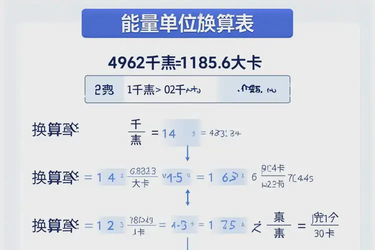 4962千焦等于多少热量(图4)