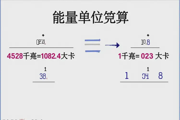 4528千焦等于多少热量(图4)