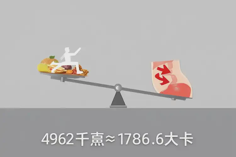 4962千焦等于多少热量