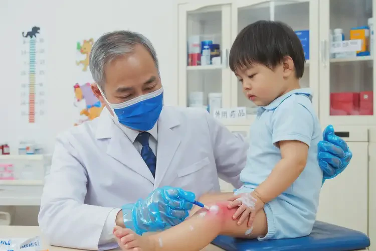 幼兒大腿上長濕疹不管它會自己痊愈嗎(圖2)