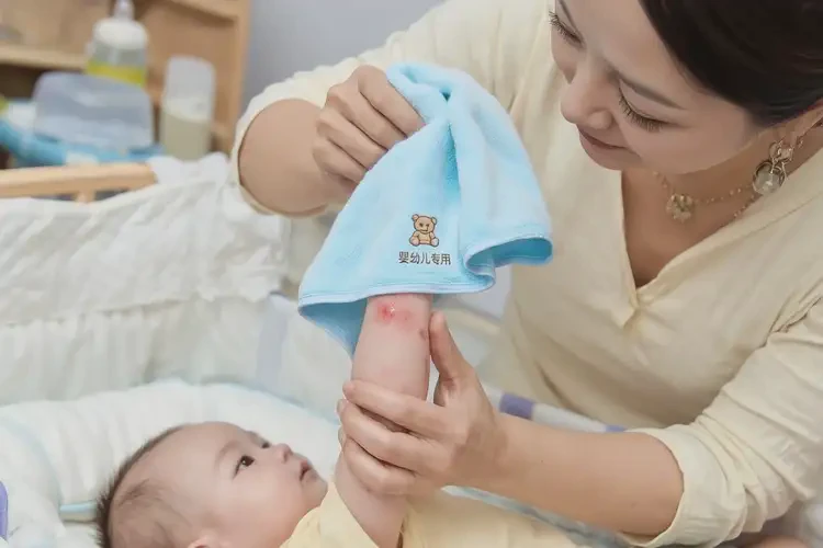 新生儿手臂上容易长湿疹不管它会自己好吗(图3)