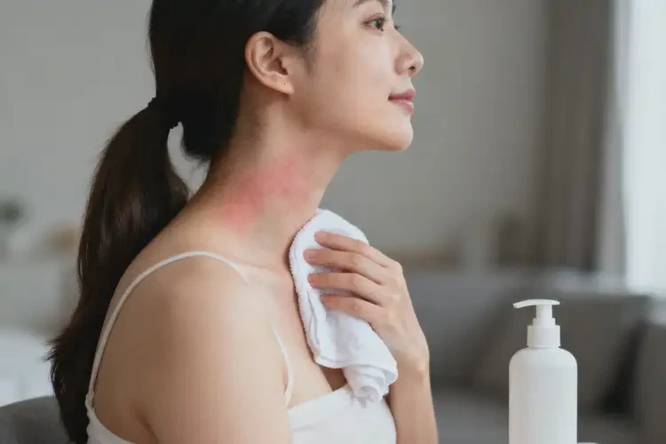 哺乳期媽媽脖子有濕疹不管它會(huì)自己痊愈嗎(圖3)