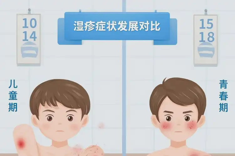 青少年身上容易起濕疹可以徹底自愈嗎(圖3)