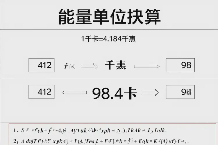 412千焦等于多少热量(图4)