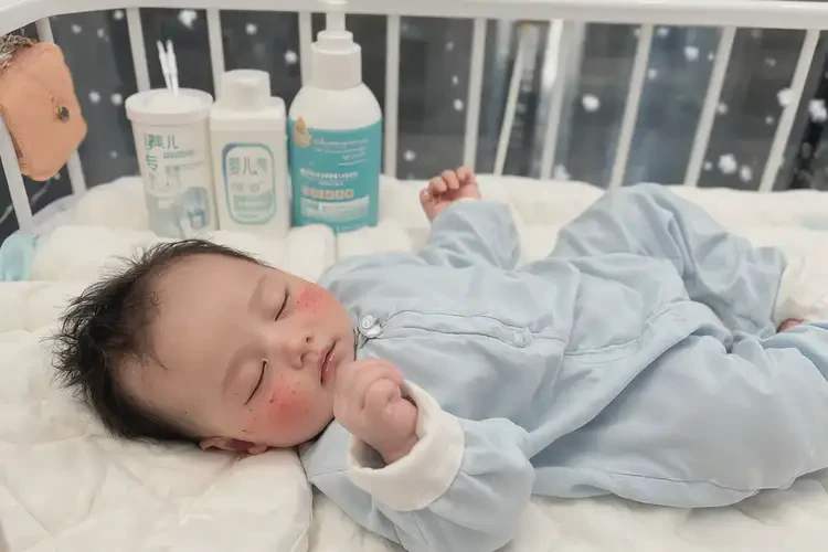 新生兒四肢偶爾長濕疹能徹底自愈嗎(圖2)