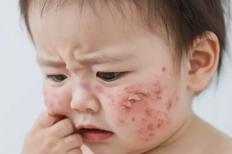 幼儿脸上容易起湿疹可以彻底自愈吗(图4)