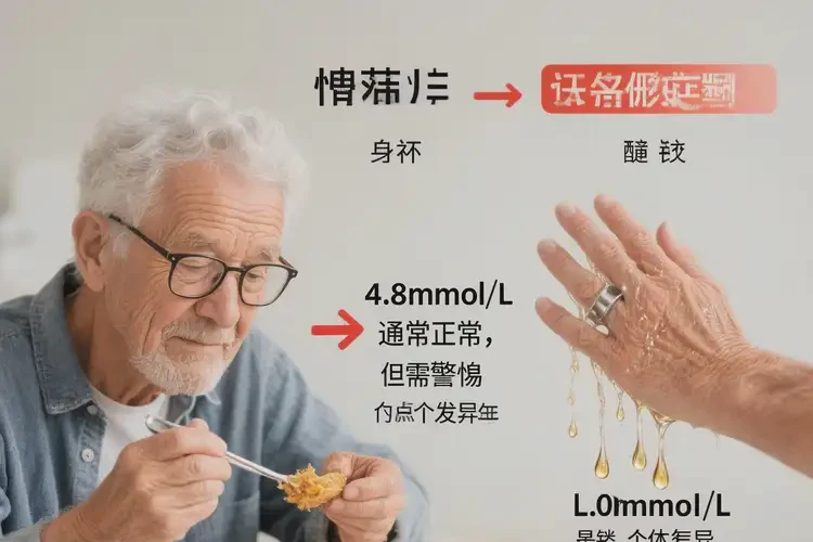 老年人晚餐血糖4點8是糖尿病嗎(圖1)