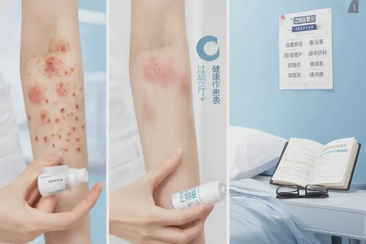 青年人手臂上偶爾起濕疹可以徹底自愈嗎(圖2)