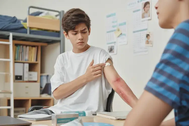 大學(xué)生四肢容易起濕疹不管它會自己好嗎(圖2)