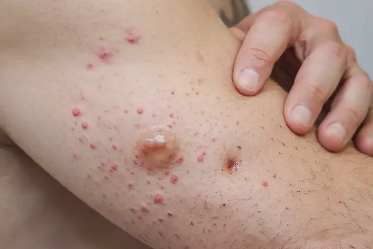 男人身上經(jīng)常長濕疹不管它會(huì)自己好嗎(圖4)