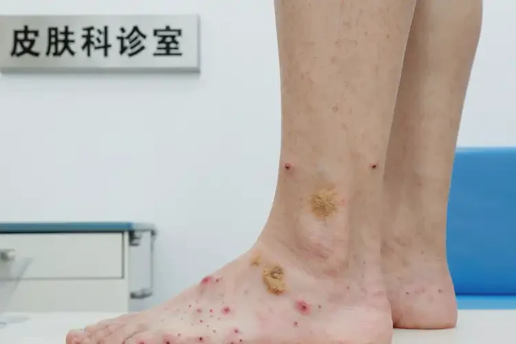 女性腳上出濕疹不管它會(huì)自己好嗎(圖2)