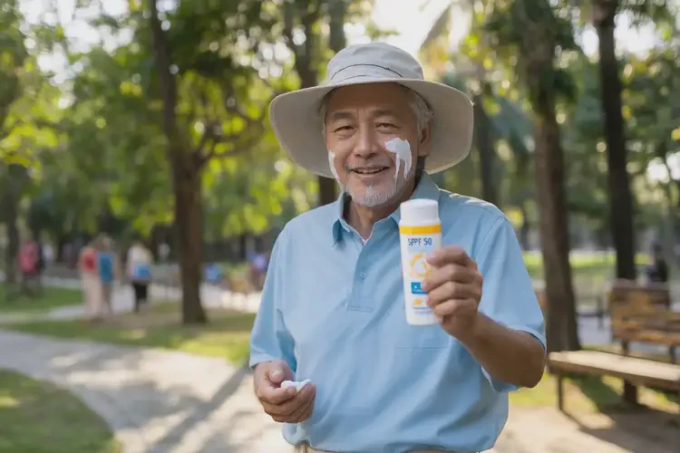 老人面部經(jīng)常起濕疹可以徹底自愈嗎(圖1)