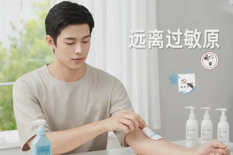 男生臉上有濕疹不管它會自己自愈嗎(圖2)