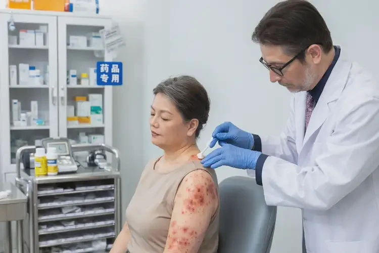 女性脖子上偶爾起濕疹能徹底自愈嗎(圖3)