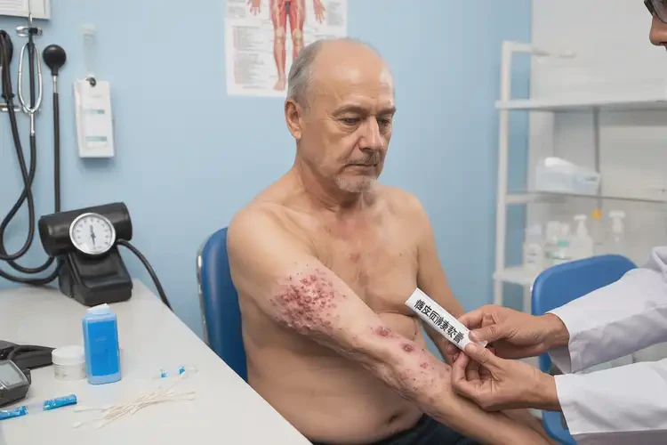 老年人手臂上出湿疹不管它会自己好吗(图2)