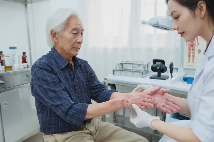 高龄老人手上出现湿疹不管它会自己好吗(图3)